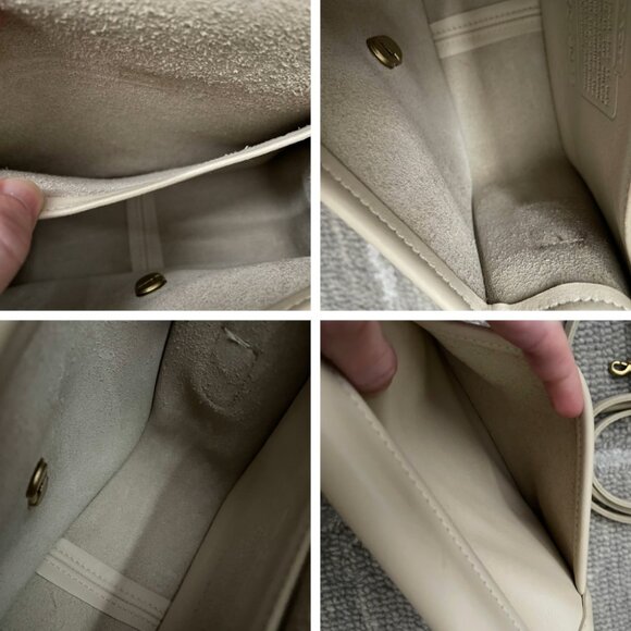 Vintage Coach Winnie Mini Willis Leather Bag 9023 in Bone - Picture 11 of 14